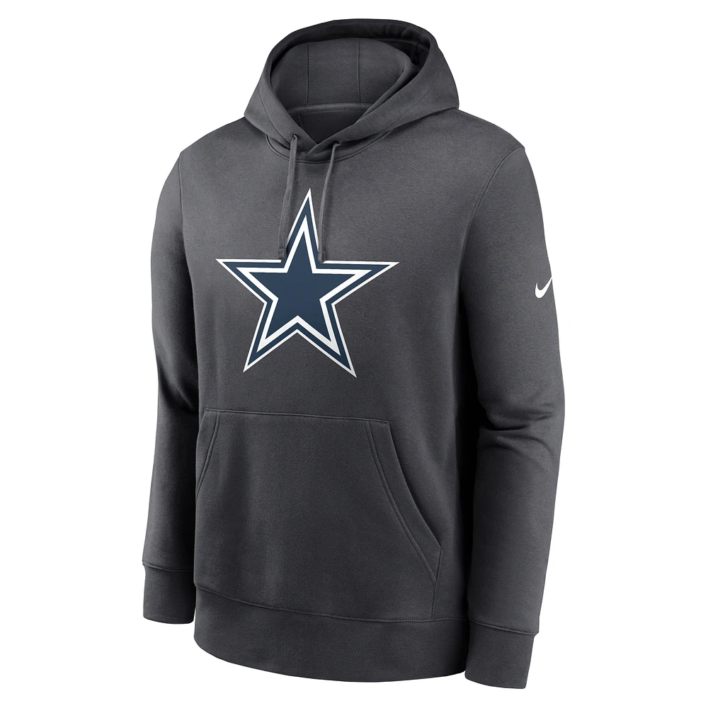 Dallas Cowboys Logo Club Men’s Nike NFL Pullover Hoodie