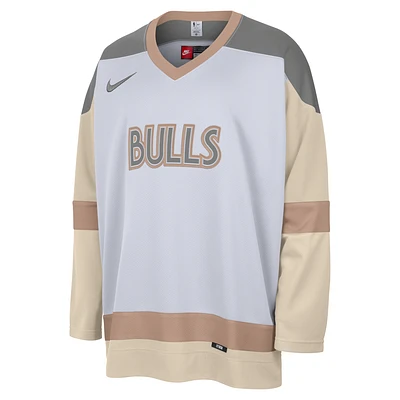 Chicago Bulls City Edition Men's Nike NBA Hockey Jersey