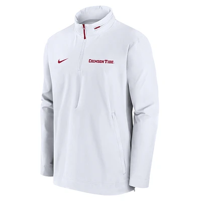 Alabama Crimson Tide Sideline Coach Men's Nike College 1/2-Zip Hooded Jacket