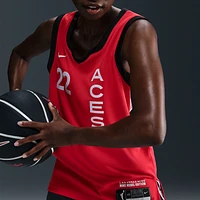 A'ja Wilson Las Vegas Aces 2024 Rebel Edition Nike Dri-FIT WNBA Victory Jersey