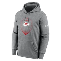 Kansas City Chiefs Icon Men’s Nike Therma NFL Pullover Hoodie