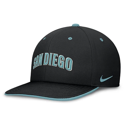 San Diego Padres Pro Tech Script Men's Nike Dri-FIT MLB Adjustable Hat