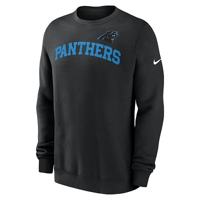 Carolina Panthers Club Men's Nike NFL Pullover Crew