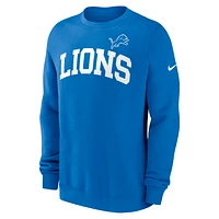 Detroit Lions Club Men's Nike NFL Pullover Crew