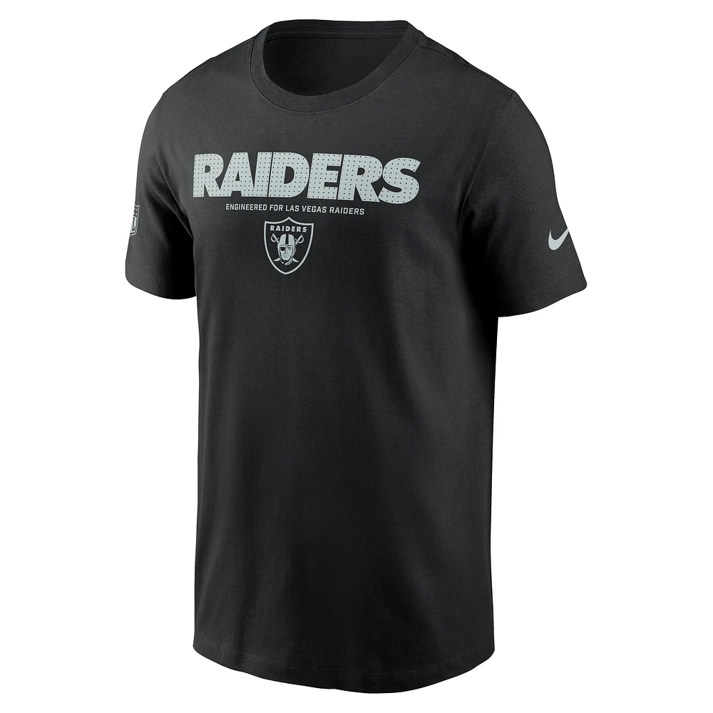 Las Vegas Raiders Sideline Team Issue Men's Nike Dri-FIT NFL T-Shirt