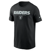 Las Vegas Raiders Sideline Team Issue Men's Nike Dri-FIT NFL T-Shirt