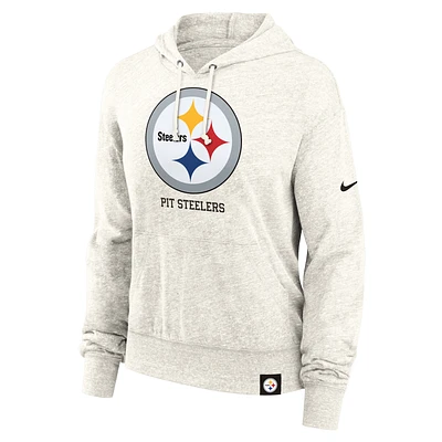 Pittsburgh Steelers Gym Vintage Women's Nike NFL Pullover Hoodie