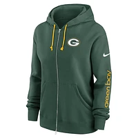 Green Bay Packers Phoenix Women's Nike NFL Full-Zip Hoodie