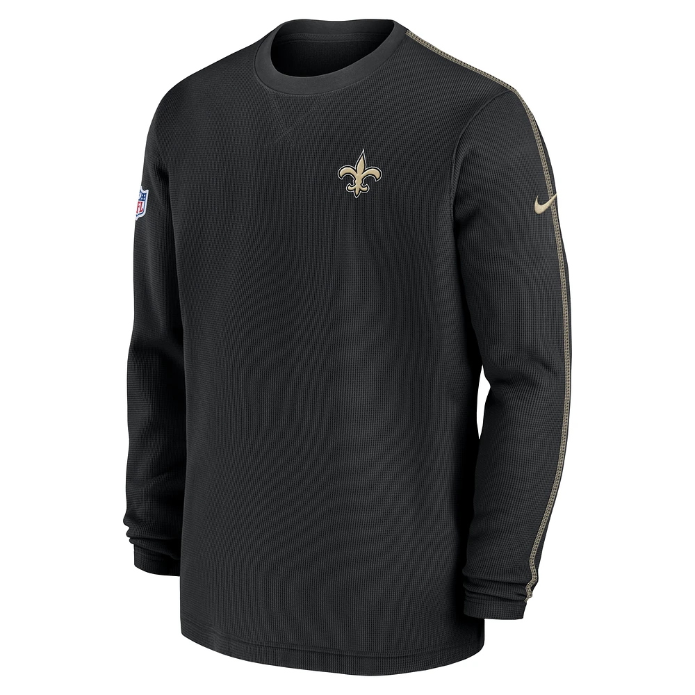 New Orleans Saints Sideline Coach Men’s Nike NFL Long-Sleeve Top