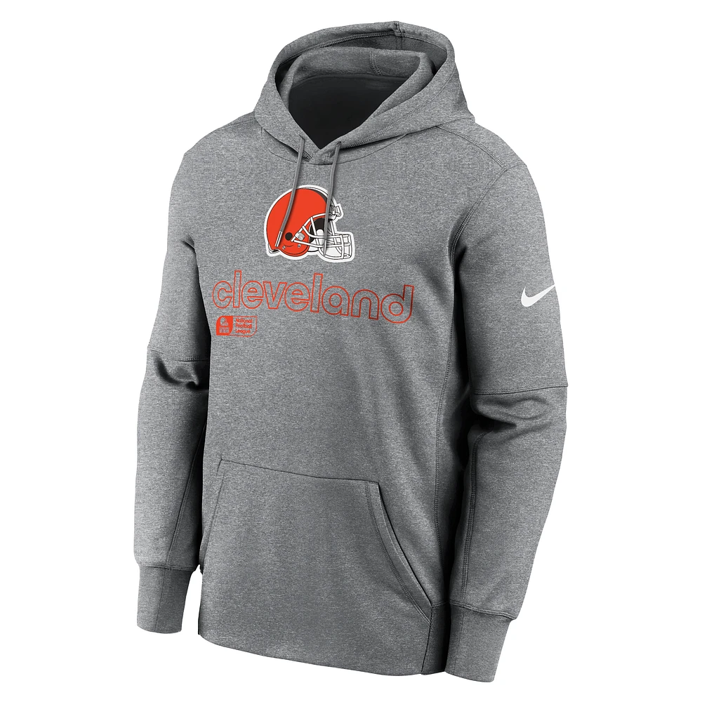 Cleveland Browns Icon Men’s Nike Therma NFL Pullover Hoodie