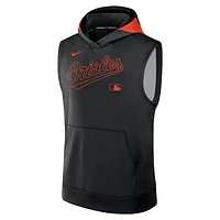 Baltimore Orioles Authentic Collection Men’s Nike Dri-FIT MLB Sleeveless Pullover Hoodie