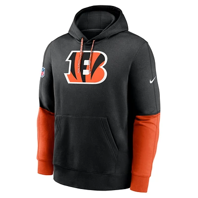 Cincinnati Bengals Sideline Team Issue Club Men's Nike NFL Pullover Hoodie