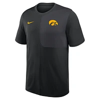 Iowa Sideline Coach Men's Nike Dri-FIT College Top
