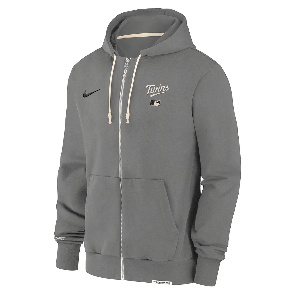 Minnesota Twins Authentic Collection Travel Men's Nike Dri-FIT MLB Full-Zip Hoodie