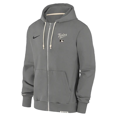 Minnesota Twins Authentic Collection Travel Men's Nike Dri-FIT MLB Full-Zip Hoodie