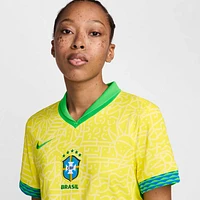 Brazil 2024 Stadium Home Women's Nike Dri-FIT Soccer Replica Jersey