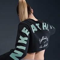 Nike Sportswear Women's Oversized Long-Sleeve Cropped T-Shirt