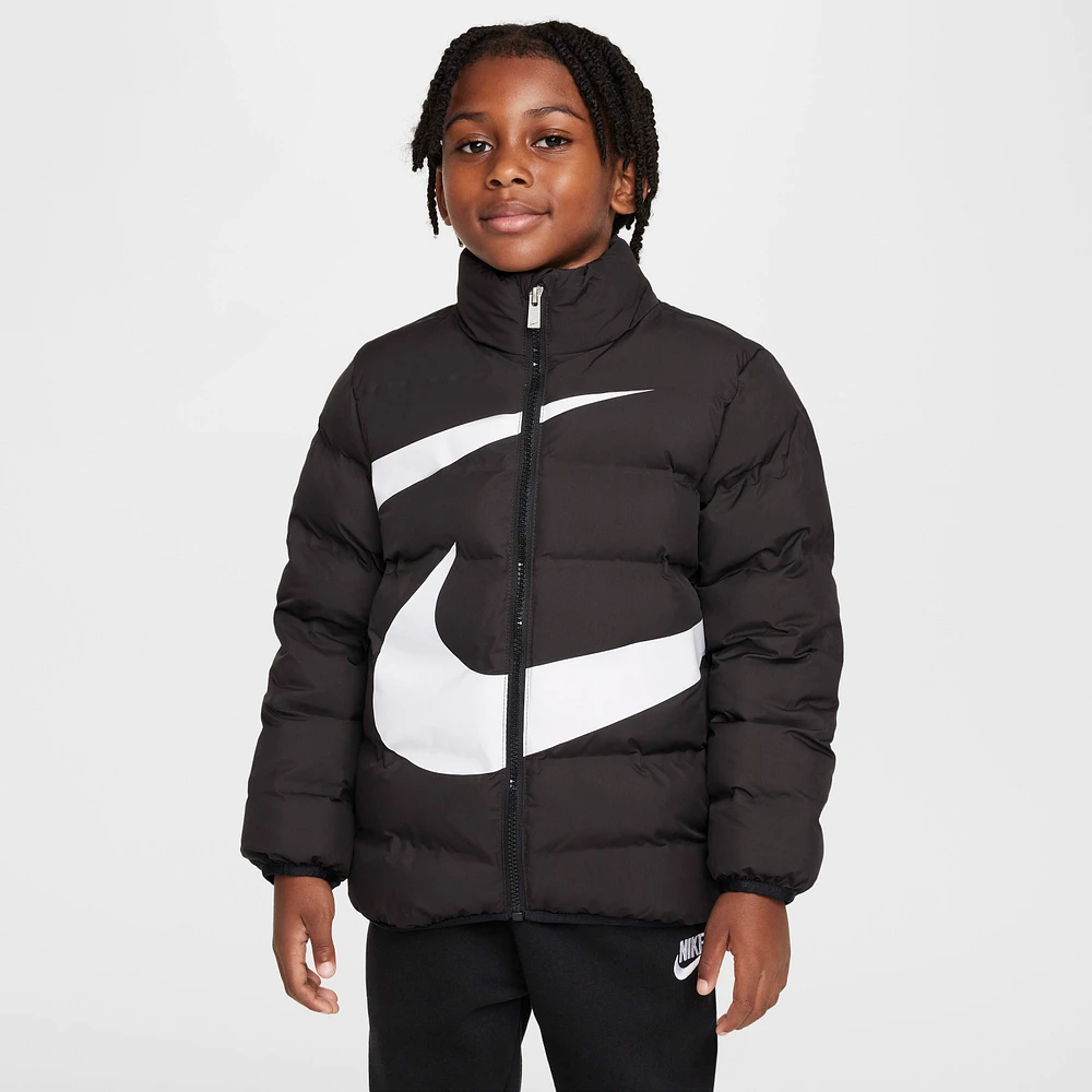 Nike Toddler Wrapped Swoosh Debossed Quilted Jacket