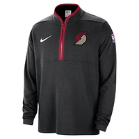 Portland Trail Blazers 2023/24 City Edition Men's Nike Dri-FIT NBA 1/2-Zip Long-Sleeve Top