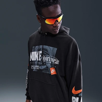 Nike Club Men's Oversized French Terry Pullover Hoodie