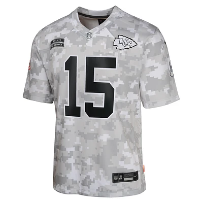 Patrick Mahomes Kansas City Chiefs Salute to Service Big Kids' Nike Dri-FIT NFL Limited Jersey