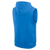 Los Angeles Chargers Sideline Men's Nike Dri-FIT NFL Sleeveless Pullover Hoodie