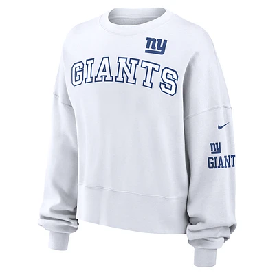 New York Giants Women's Nike NFL Pullover Crew