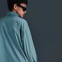 Nike Sportswear Chill Poplin Women's Loose Long-Sleeve Button-Up Top