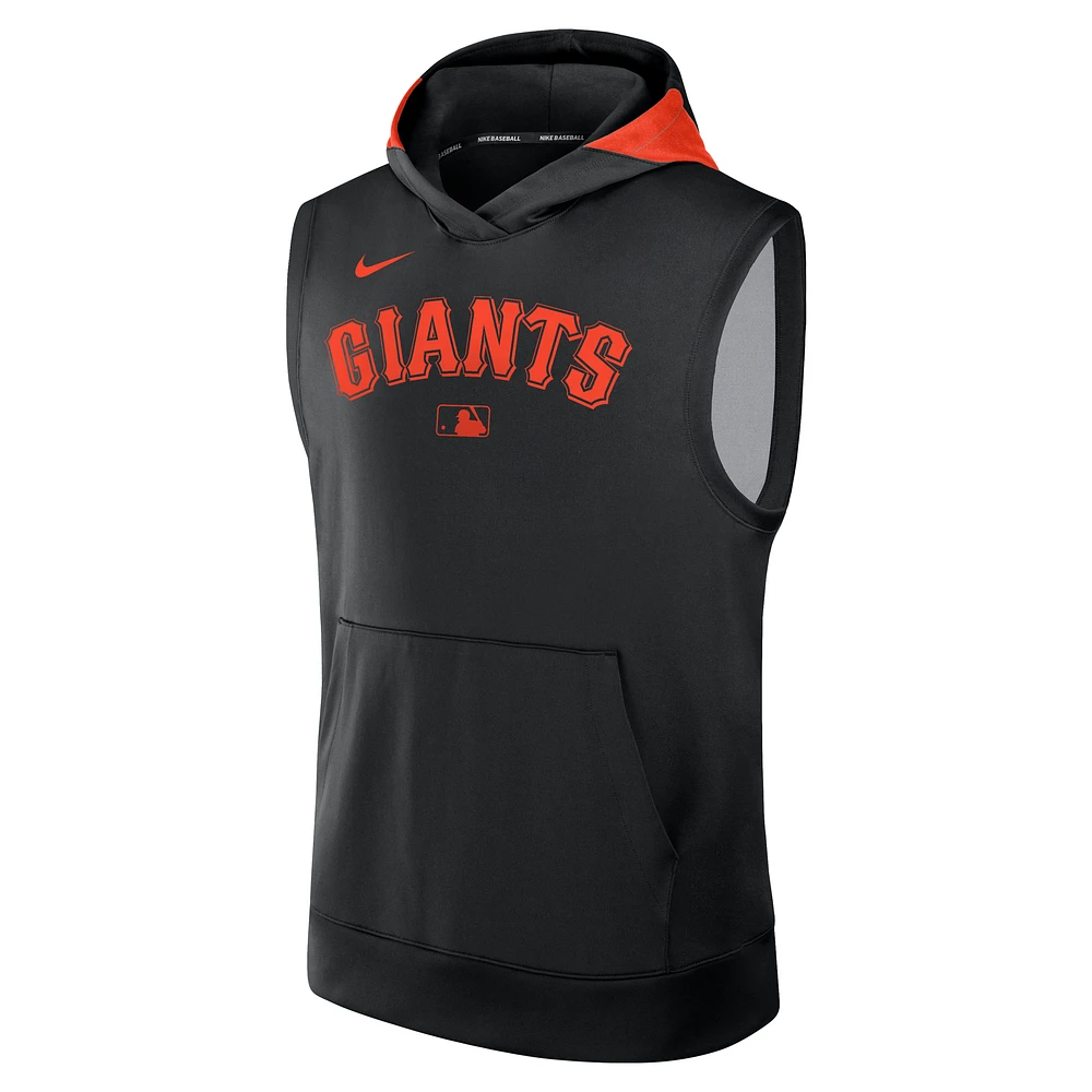 San Francisco Giants Authentic Collection Men’s Nike Dri-FIT MLB Sleeveless Pullover Hoodie