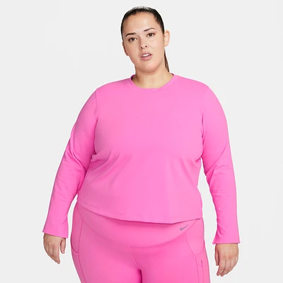 Nike One Fitted Women's Dri-FIT Long-Sleeve Top (Plus Size)