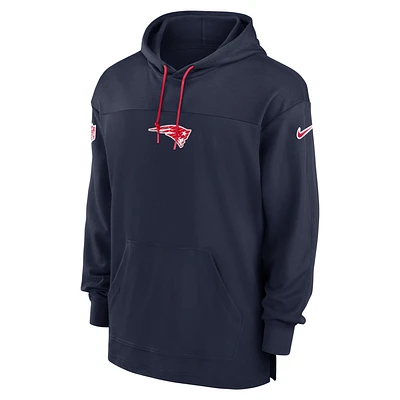 New England Patriots Sideline Jersey Men's Nike Dri-FIT NFL Pullover Hoodie