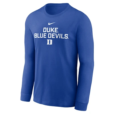 Duke Sideline Men's Nike Dri-FIT College Long-Sleeve T-Shirt