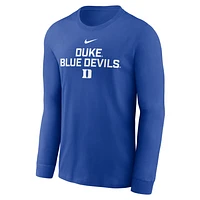 Duke Sideline Men's Nike Dri-FIT College Long-Sleeve T-Shirt
