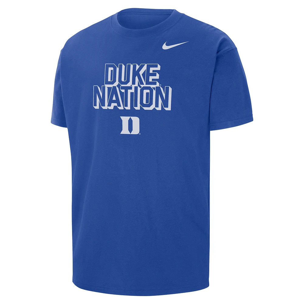 Duke Men's Nike College Max90 Crew-Neck T-Shirt