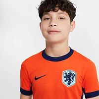 Netherlands (Men's Team) 2024/25 Stadium Home Big Kids' Nike Dri-FIT Soccer Replica Jersey