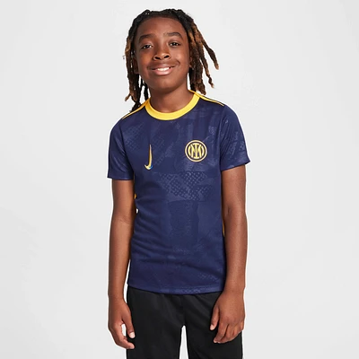 Inter Milan Academy Pro Third Big Kids' Nike Dri-FIT Soccer Pre-Match Top