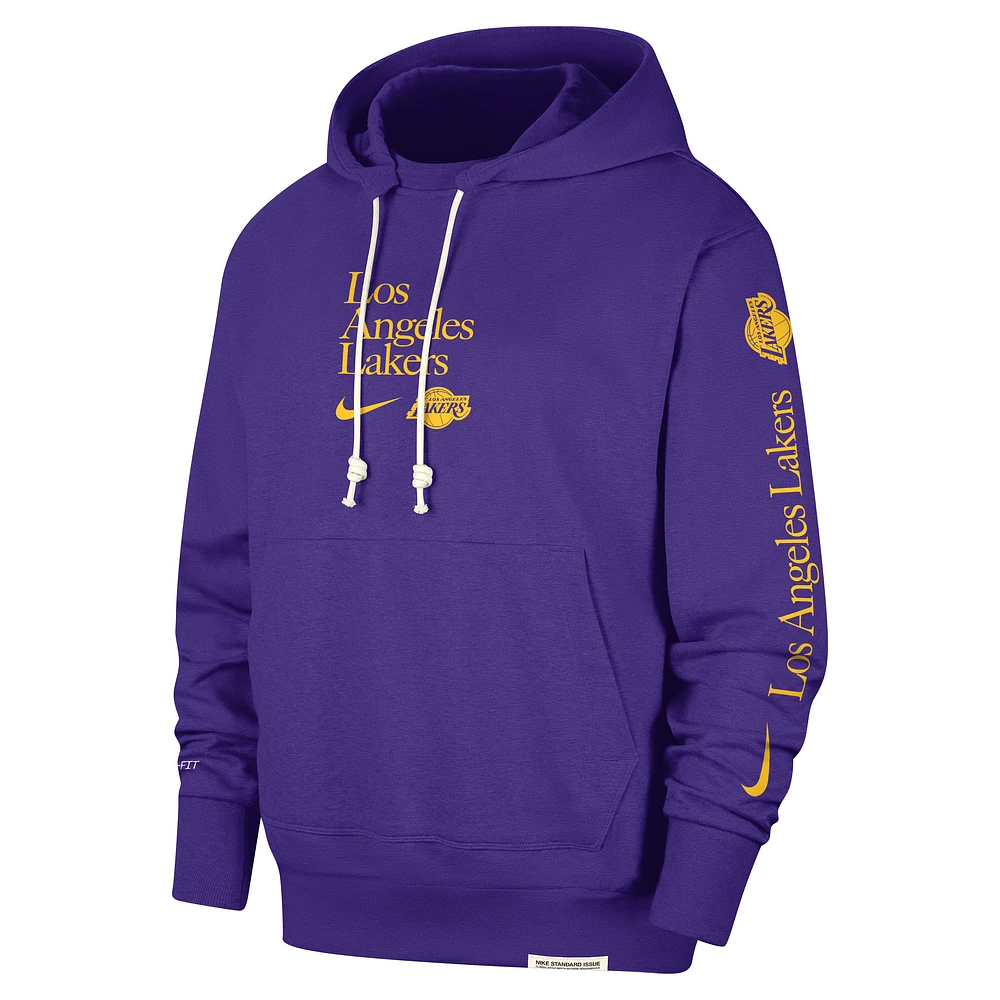 Los Angeles Lakers Standard Issue Courtside Men's Nike Dri-FIT NBA Hoodie