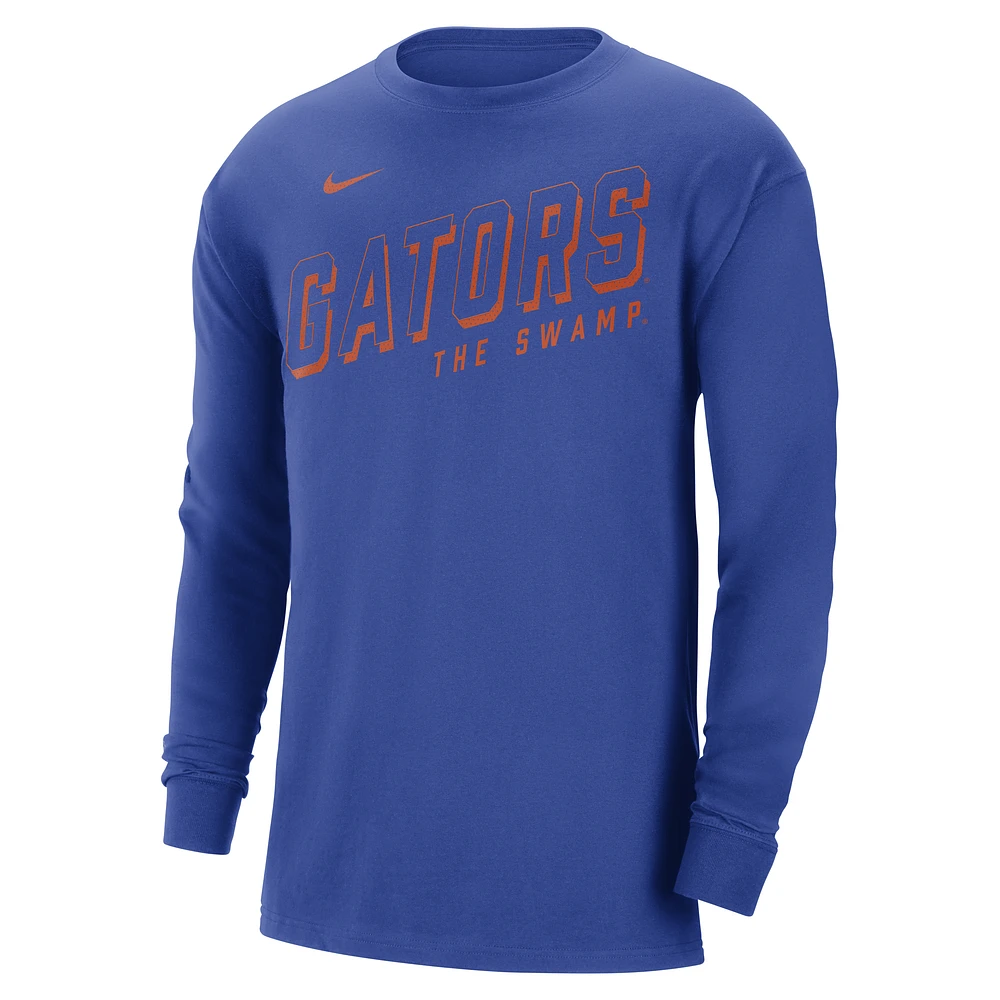 Florida Men's Nike College Long-Sleeve Max90 T-Shirt