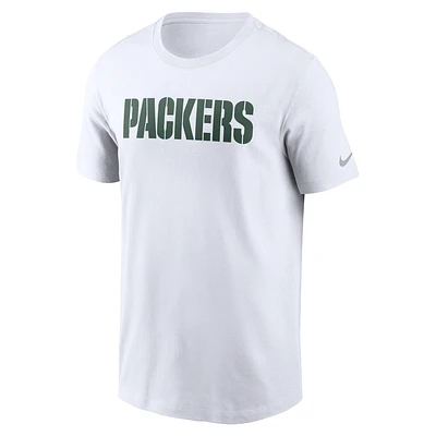 Green Bay Packers Primetime Wordmark Essential Men's Nike NFL T-Shirt