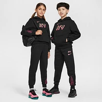 Kylian Mbappé Club Fleece Big Kids' Soccer Hoodie
