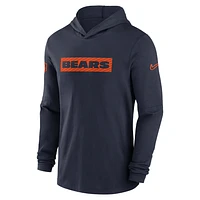 Chicago Bears Sideline Men's Nike Dri-FIT NFL Long-Sleeve Hooded Top