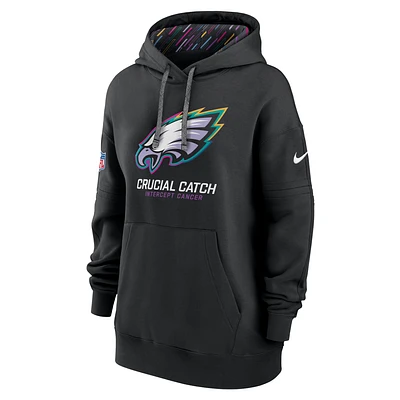 Philadelphia Eagles Crucial Catch Club Women's Nike NFL Pullover Hoodie