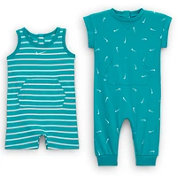 Nike Essentials Baby (0-9M) Short Sleeve and Tank 2-Pack Romper Set