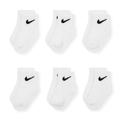 Nike Swoosh Baby/Toddler Ankle Socks (6 Pairs)