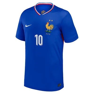 Kylian Mbappé France National Team 2024 Stadium Home Men's Nike Dri-FIT Soccer Jersey