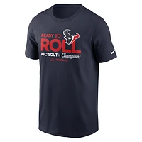 Houston Texans 2024 AFC South Champions Trophy Collection Men's Nike NFL T-Shirt