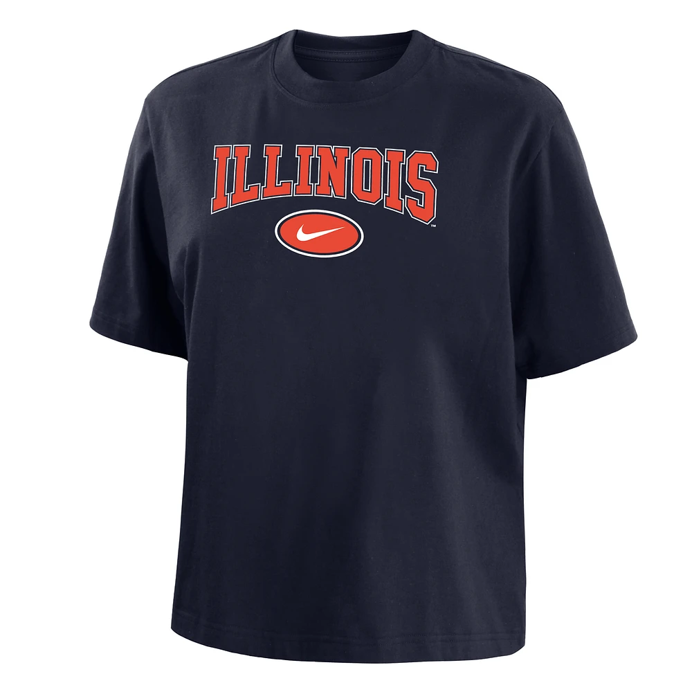 Illinois Women's Nike College Boxy T-Shirt