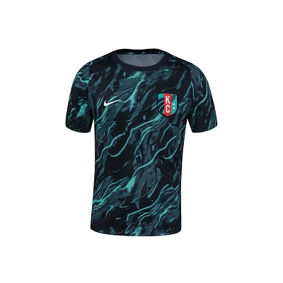 KC Current 2025 Men's Nike NWSL Short-Sleeve Pre-Match Top