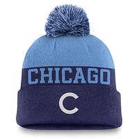 Chicago Cubs Rewind Peak Men's Nike MLB Cuffed Pom Beanie