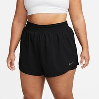 Nike Dri-FIT One Women's High-Waisted 3" 2-in-1 Shorts (Plus Size)